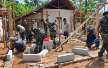 Memutus Rantai Kemiskinan Lewat Hunian Layak: Bakti Kodim 0412/Lampung Utara untuk Ibu Seri.