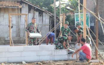 Progres yang terus meningkat setiap harinya. Progres Pembangunan RLH TMMD 129 terus dipercepat