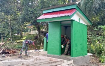 TMMD Ke-129 Kodim 1807/Sorong Selatan Terus Bergerak, Rehab MCK Capai 60 Persen Demi Tingkatkan Kesehatan Masyarakat