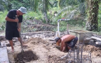 Bertahun-tahun Kesulitan Air Bersih, Warga Dusun 1 Pangkalan Terap Akhirnya Tersenyum Bahagia