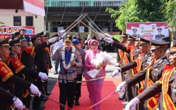 Disambut Pedang Pora, Kapolres Baru Sabang AKBP H. Ahmad Paisal Pasaribu Siap Wujudkan Polri yang Humanis, Responsif, dan Presisi