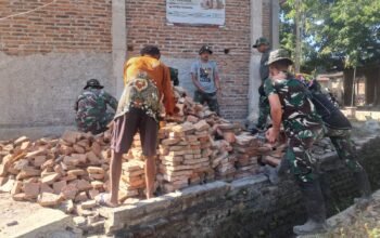 Hari Ke-6 Tmmd Reguler Ke-129: Pembuatan Sarana Masjid Al-mubarok Di Dukuh Ngadijoyo Terus Digejo