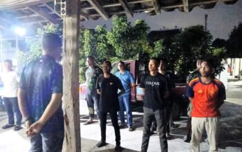 Jaga Kedisiplinan, Satgas TMMD Reg 129 Gelar Apel Malam