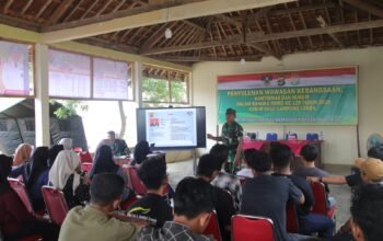 Membakar Semangat Pemuda Desa Baru Raharja: TMMD Ke-129 Kodim 0412/LU Gelar Penyuluhan Wawasan Kebangsaan