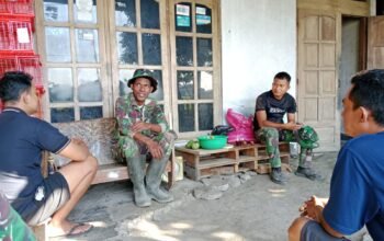 Satu Cangkir Obrolan, Sejuta Makna Kemanunggalan di TMMD Sukoharjo