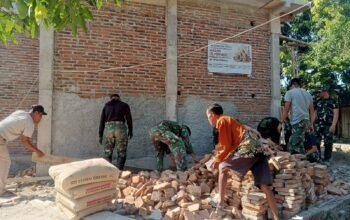 Wujud Nyata Tni Manunggal Membangun Desa: Pembuatan Tempat Wudhu Masjid Al Mubarok Desa Parangjoro Dalam Rangka Tmmd Regular Ke-129 Kodim 0726/Sukoharjo