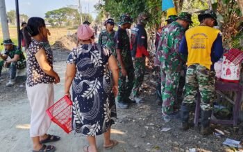 Antusias Warga Parangjoro Sambut TMMD Reguler Kodim 0726/Sukoharjo, TNI Semakin Dekat dengan Rakyat