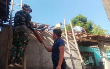 Semangat Satgas Tmmd Kerjakan Rtlh Bapak Margono