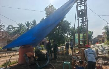 Air Bersih untuk Warga, Progres Sumur Bor TMMD ke-129 Kodim 0412/LU di Desa Baru Raharja Tembus 35 Persen