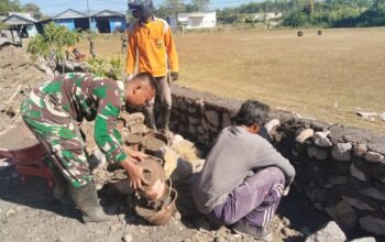 TMMD Kodim 0726/Sukoharjo Serbu Talud di Parangjoro