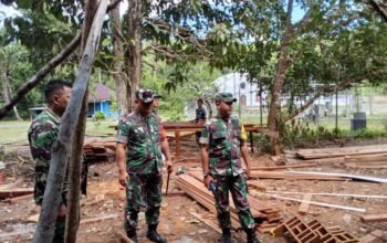 Tim Wasev TMMD Ke-129 Tinjau Langsung Kampung Sesor, Pastikan Program TMMD Kodim 1807/Sorong Selatan Berjalan Optimal