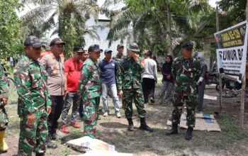 Pastikan Kesiapan Kunjungan Tim Wasev Mabesad, Dandim 0313/KPR Peninjauan Langsung Sasaran Fisik TMMD di Pangkalan Terap
