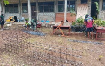 Rehab Jembatan TMMD Ke-129 Kodim 1807/Sorong Selatan Capai 45 Persen, Perkuat Akses dan Konektivitas Warga Kampung Sesor