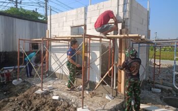 TMMD Reg Ke- 129 Wujudkan Akses Sanitasi Layak Lewat Pembangunan MCK