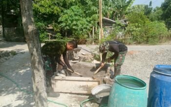 Semangat Juang di Lokasi Pembangunan: Irama Ayunan Cangkul Bagaikan Desingan Peluru di Medan Tempur ‎