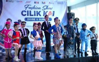KAI Divre II Sumbar Gelar Fashion Show Cilik, Hadirkan Pengalaman Perjalanan yang Ramah Keluarga di Stasiun BIM