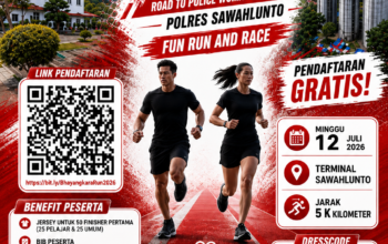 Bhayangkara Run 2026 Siap Digelar di Sawahlunto, Ajak Masyarakat Hidup Sehat Sambut Hari Bhayangkara ke-80