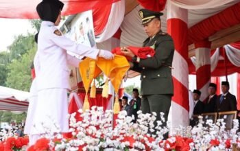Pemkot Sungai Penuh Gelar Upacara Penurunan Bendera Merah Putih HUT ke-81 RI