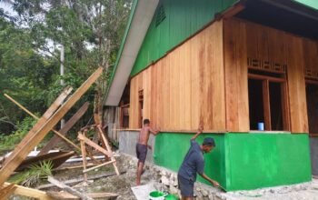 Pembangunan Rumah Tipe 36 Hampir Rampung, Satgas TMMD Ke-129 Kodim 1807/Sorong Selatan Wujudkan Hunian Layak bagi Warga