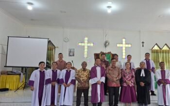 Bupati Nias Selatan Hadiri Ibadah di Gereja ONKP Malta Putih, Ajak Jemaat Perkuat Toleransi