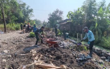 TMMD di Desa Parangjoro, Kecamatan Grogol, Kabupaten Sukoharjo