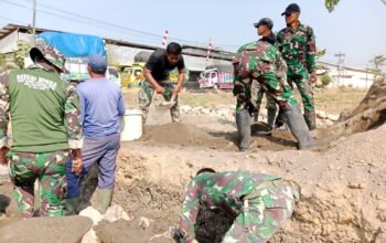 Kerja Keras Satgas TMMD Reguler ke-129 Kodim 0726/Sukoharjo Kebut Sasaran Fisik