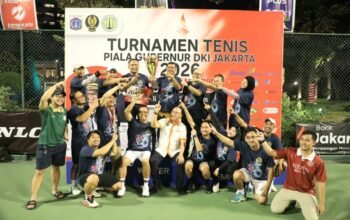 Kementerian ATR/BPN Raih Juara II Beregu Turnamen Tenis Piala Gubernur DKI Jakarta 2026