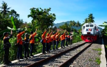Antisipasi Cuaca Ekstrem, Kepala KAI Divre II Sumbar Pimpin Pemeriksaan Lintas Jalur Kereta Api Padang–Bukit Putus