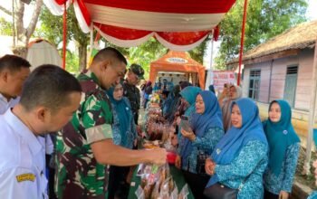 Pasar Murah TMMD Ke-129 Disambut Antusias Warga, Ringankan Beban Masyarakat Desa Baru Raharja