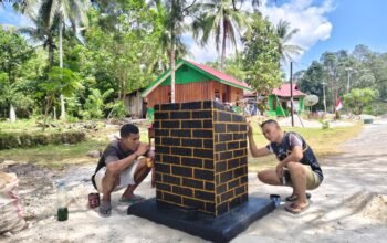 Prasasti TMMD Ke-129 Rampung Dibangun, Menjadi Simbol Pengabdian TNI dan Kenangan Abadi untuk Kampung Sesor