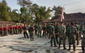 Awali Pengabdian dengan Disiplin, Satgas TMMD ke-129 Gelar Apel Gabungan