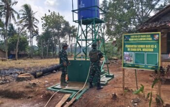 Hadirkan Infrastruktur Bermanfaat, Satgas Kodim 0412/LU Cek Sumur Bor di Dusun Tambak Rejo