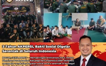 Rayakan 2 Tahun AKPERSI, Bakti Sosial Digelar Serentak di Seluruh Indonesia