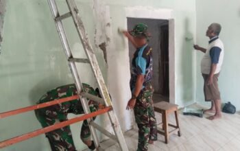 Satgas TMMD Bantu Perbaiki Rumah Warga Melalui Program RTLH