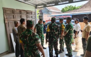 Kadispenad Kunjungi Lokasi RTLH TMMD di Parangjoro, Sukoharjo, Bersama Dandim dan Plt Bupati