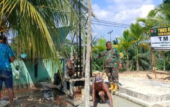 Pengeboran Sumur Bor TMMD ke-129 Kodim 0313/KPR di Desa Delik Tembus Kedalaman 42 Meter