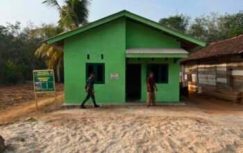 Rumah Layak Huni dan MCK Program TMMD ke-129 Kodim 0412/Lampung Utara Capai 99,89 Persen
