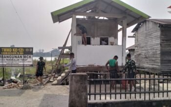 Hadirkan Fasilitas Sehat Bagi Siswa dan warga, Pembangunan MCK SD 013 Pangkalan Terap Segera Siap Digunakan