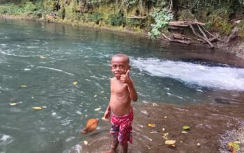 TMMD Ke-129 Buka Akses Wisata Air Terjun Kampung Sesor, Anak-Anak Kini Lebih Nyaman Beraktivitas