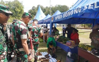 UMKM Persit KCK Cabang XVI Ramaikan Penutupan TMMD Ke-129, Hasil Kebun Mama-Mama Sesor Jadi Produk Unggulan