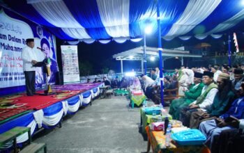 Hadiri Maulid Nabi di Sungai Angit, Bupati Toha Ajak Warga Teladani Akhlak Rasulullah