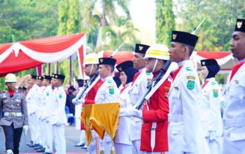 Paskibraka Muba Sukses Kibarkan Merah Putih, Bupati Toha: Kerja Keras Berbuah Hasil