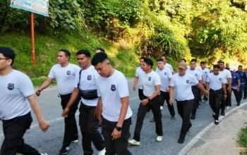 Tingkatkan Profesionalisme Security, KAI Divre II Sumbar Perkuat Keamanan dan Pelayanan melalui Long March Tahun 2026