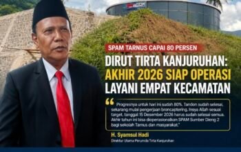 SPAM Taruna Nusantara Capai 80 Persen, Dirut Tirta Kanjuruhan: Akhir 2026 Siap Operasi Layani Empat Kecamatan