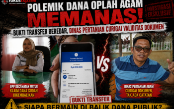 Polemik Dana OPLAH Agam Memanas: Bukti Transfer Beredar, Dinas Pertanian Curigai Validitas Dokumen