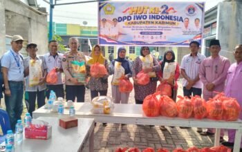 HUT ke-2 IWO Indonesia Karimun, Perkuat Sinergi dan Kepedulian dengan Berbagi 100 Paket Sembako
