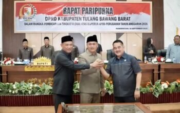 DPRD Tubaba Sahkan Raperda APBD-P 2026, Busroni Tegaskan Pengawasan Tak Berhenti di Paripurna