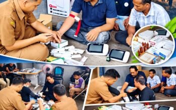 Pastikan Keselamatan Petugas Relawan MPA Karhutla, Dinkes Pulang Pisau Salurkan Suplemen dan Layanan Medis