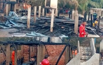 Dua Rumah Warga Muara Telada Ludes Terbakar, Diduga Dipicu Korsleting Listrik