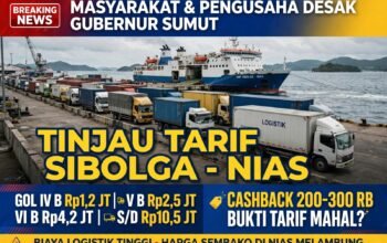 Pengusaha dan Masyarakat Desak Gubernur Sumut Evaluasi Tarif Penyeberangan Sibolga–Nias